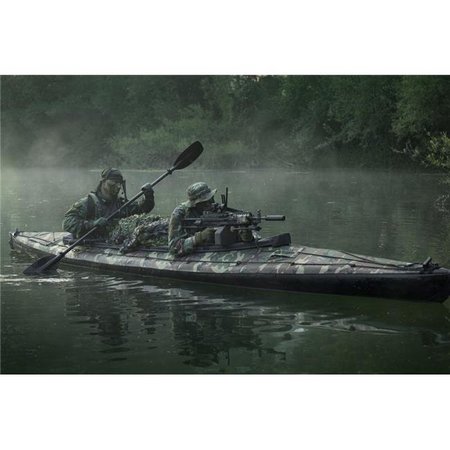 STOCKTREK IMAGES StockTrek Images PSTTWE300002M Navy Seals Navigate The Waters in A Folding Kayak During Jungle Warfare Operations Poster Print; 17 x 11 PSTTWE300002M